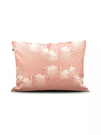 ESSENZA | Percal Ropa de cama SWAN LAKE 70x90cm/140x200cm Misty Rose | 